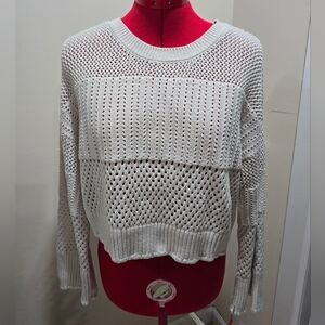 Elegant Cream Knit Sweater
